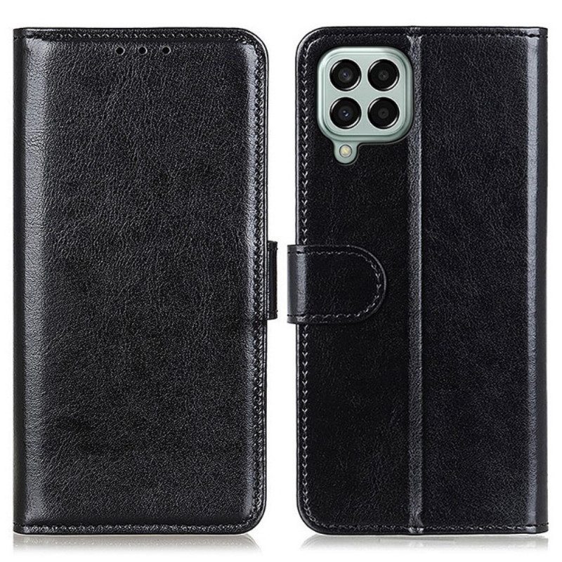 Custodia in pelle Samsung Galaxy M33 5G Finezza Della Pelle Di Stile