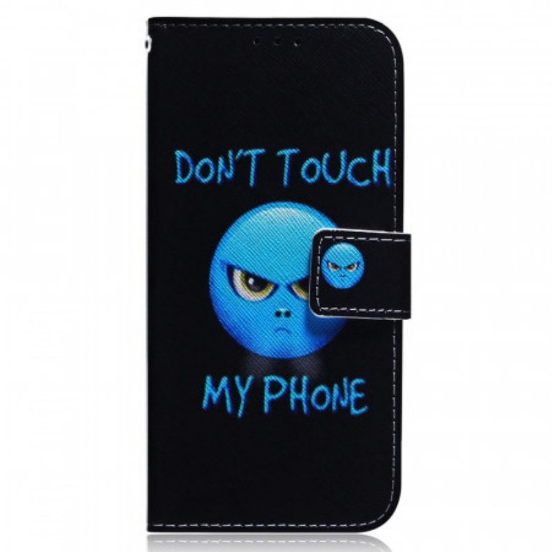 Custodia in pelle Samsung Galaxy M33 5G Telefono Emoji