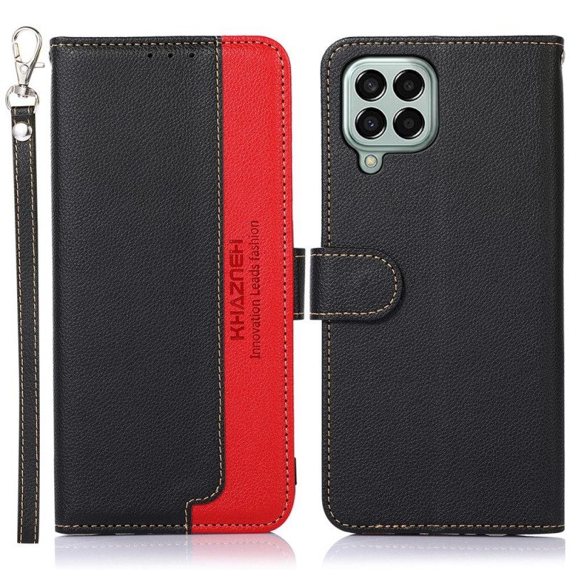 Folio Cover Samsung Galaxy M33 5G Rfid Stile Litchi