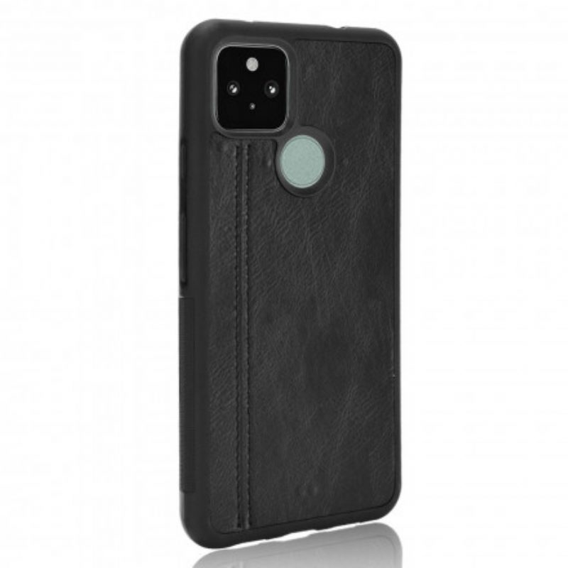 Cover Google Pixel 5 Effetto Pelle Couture