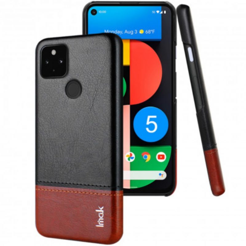 Cover Google Pixel 5 Imak Serie Ruiyi Effetto Pelle