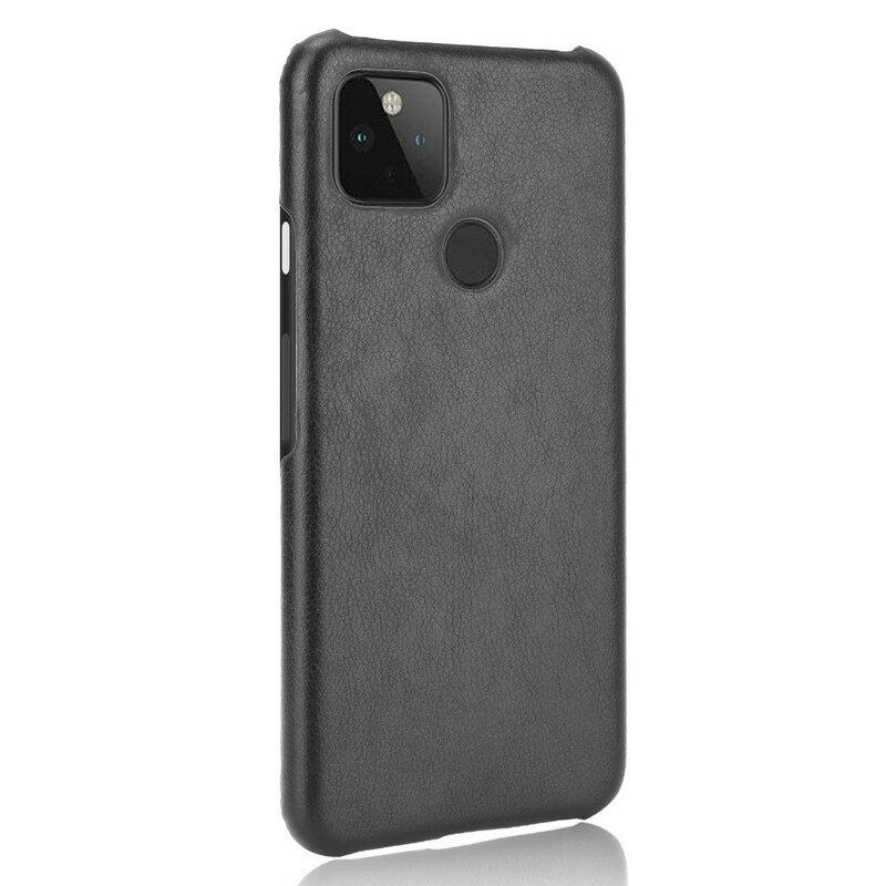 Cover Google Pixel 5 Litchi Performance Effetto Pelle