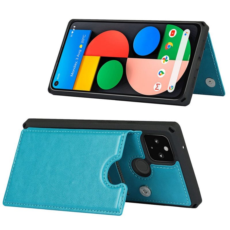 Cover Google Pixel 5 Supporto Porta Carte E Cordino