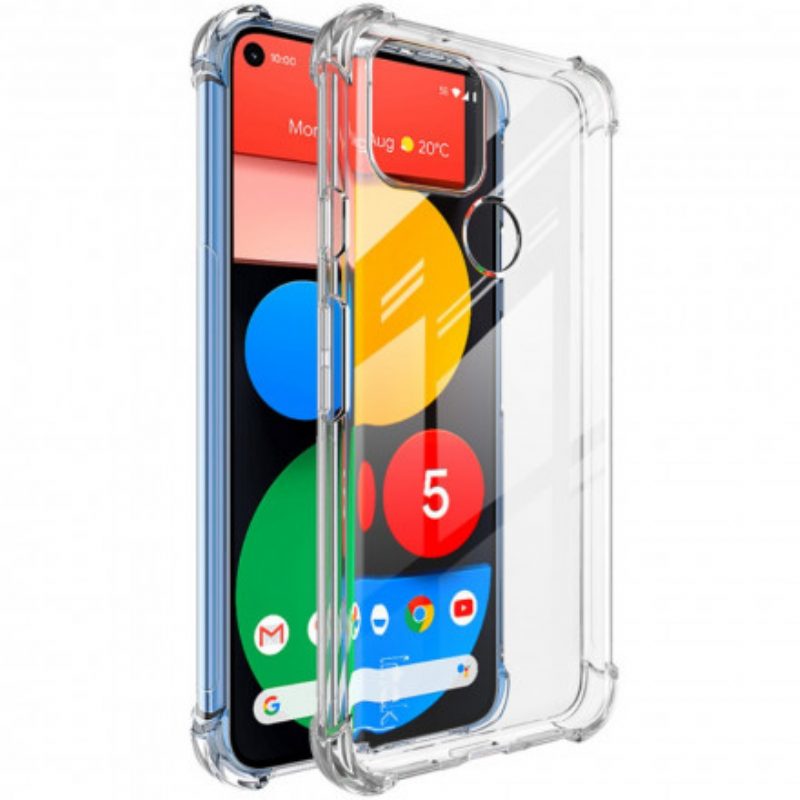 Cover Google Pixel 5 Trasparente Silky Imak