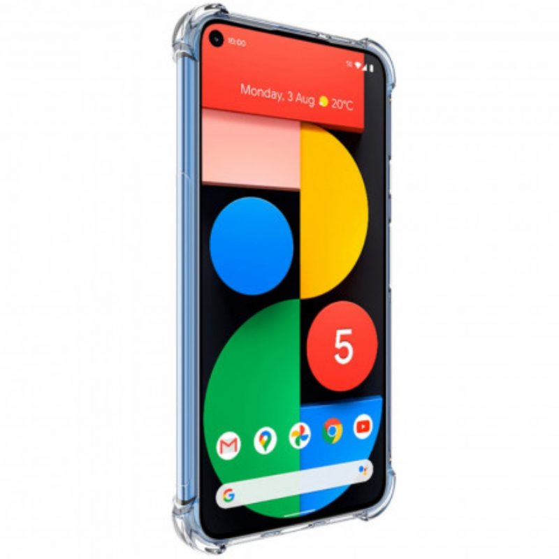 Cover Google Pixel 5 Trasparente Silky Imak