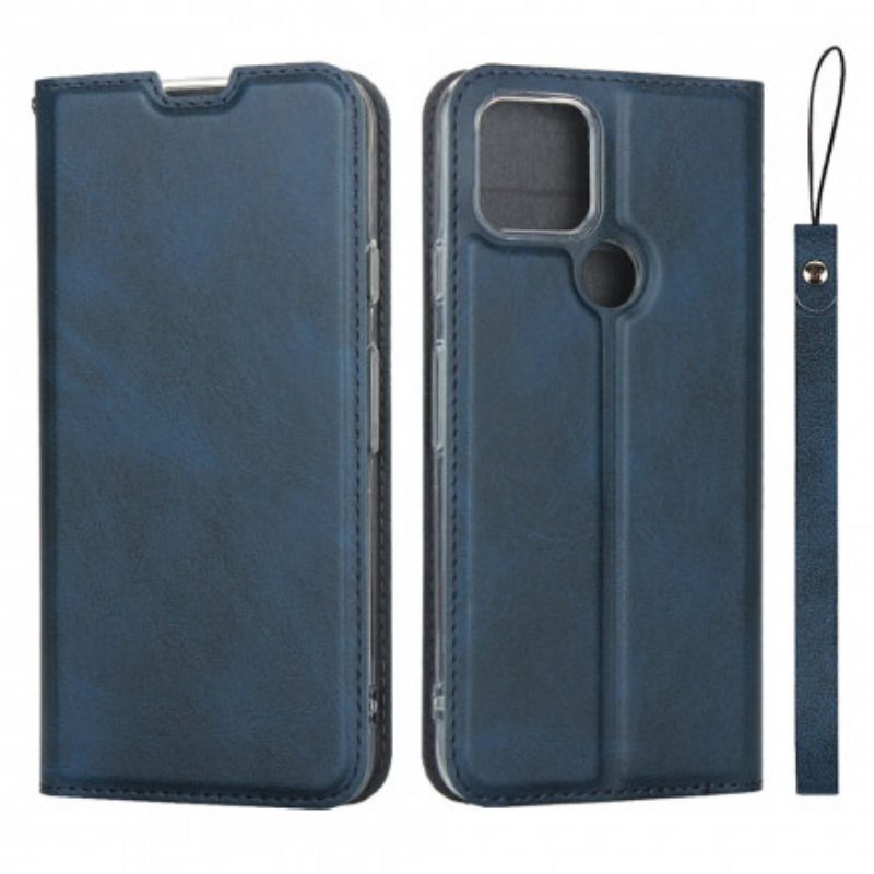 Folio Cover Google Pixel 5 Custodia in pelle Ultra Finezza