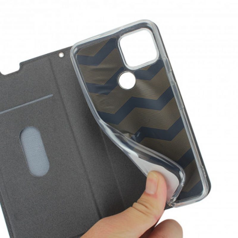 Folio Cover Google Pixel 5 Custodia in pelle Ultra Finezza