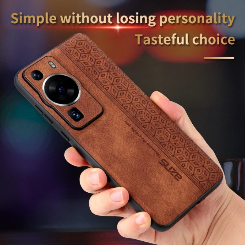 Cover Huawei P60 Pro Azns Effetto Pelle