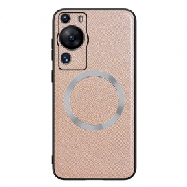 Cover Huawei P60 Pro Compatibile Con Magsafe In Similpelle