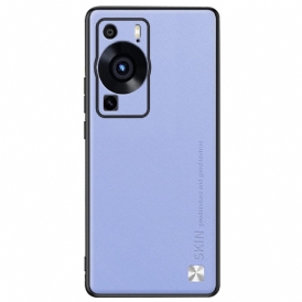 Cover Huawei P60 Pro Pelle In Finta Pelle