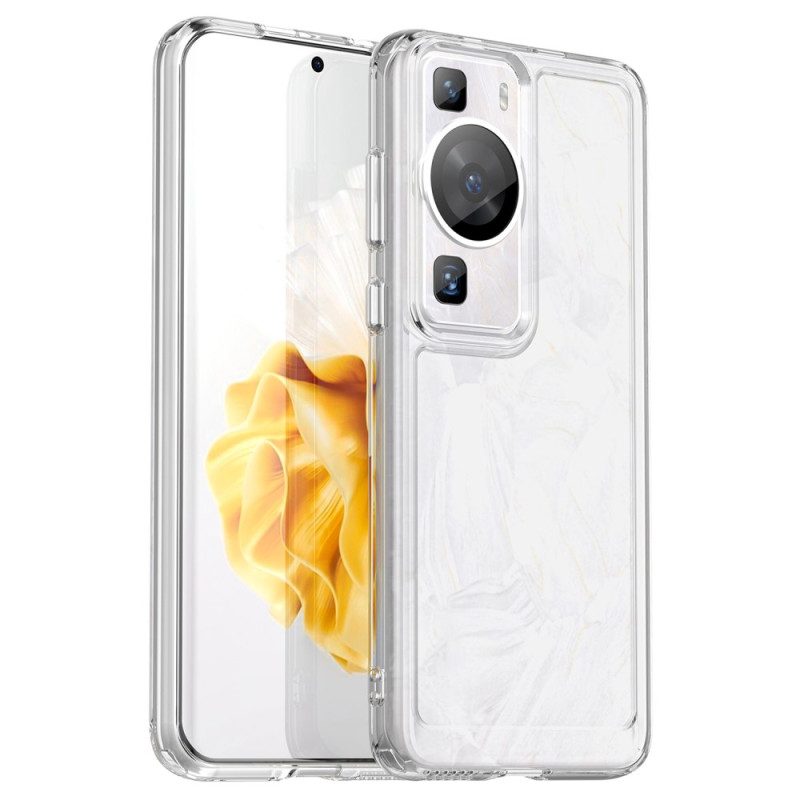 Cover Huawei P60 Pro Serie Candy Trasparente