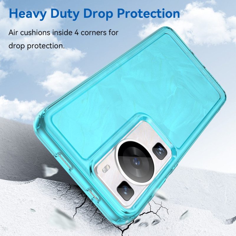 Cover Huawei P60 Pro Serie Candy Trasparente