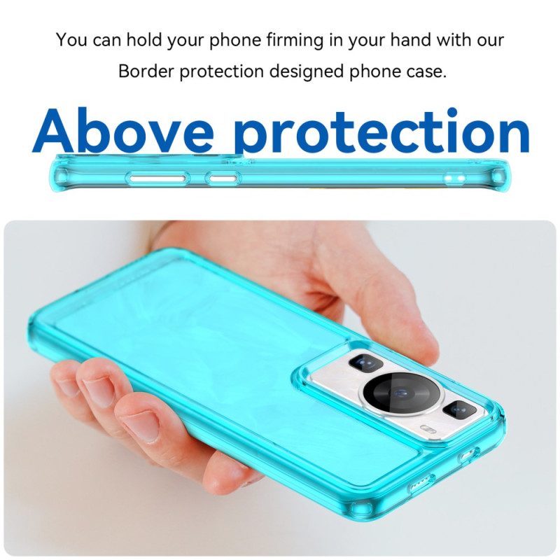 Cover Huawei P60 Pro Serie Candy Trasparente