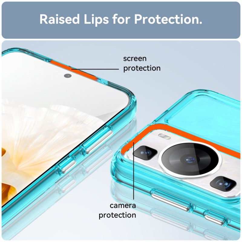 Cover Huawei P60 Pro Serie Candy Trasparente