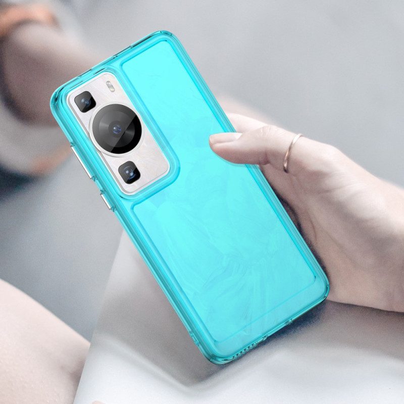 Cover Huawei P60 Pro Serie Candy Trasparente