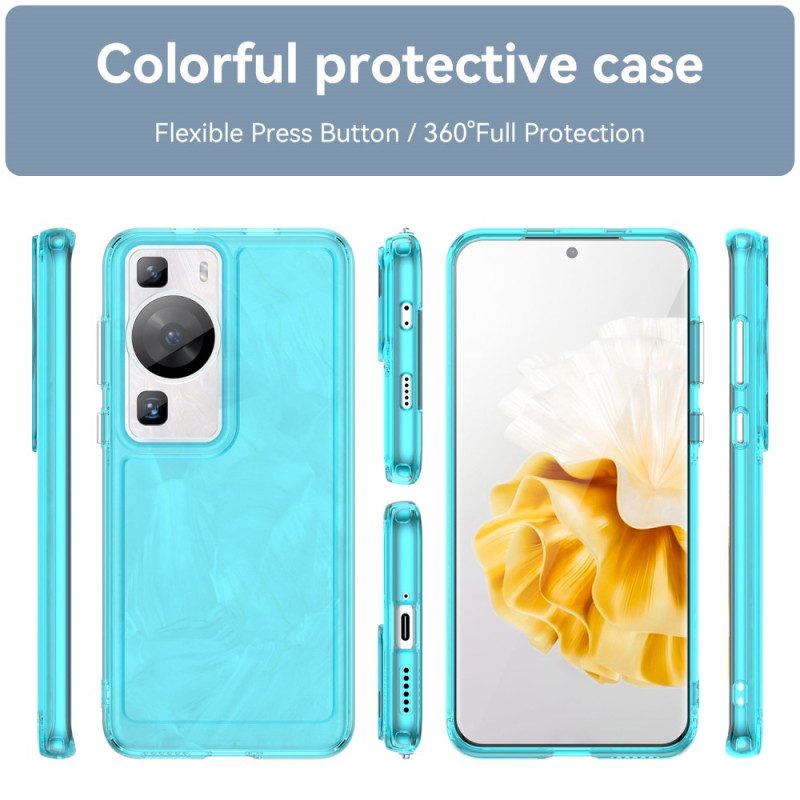 Cover Huawei P60 Pro Serie Candy Trasparente