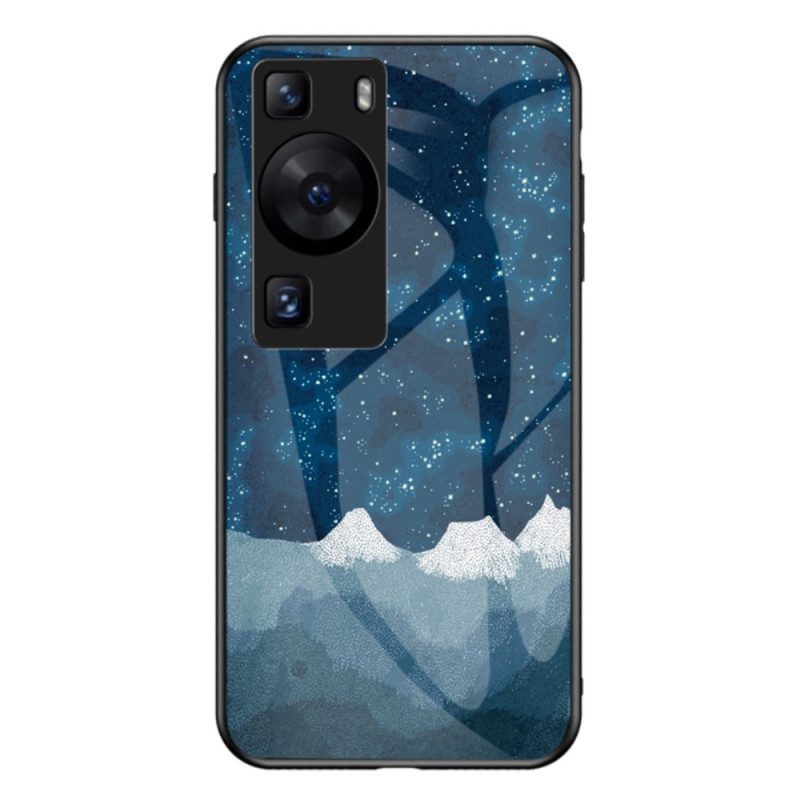 Cover Huawei P60 Pro Vetro Temperato Sky