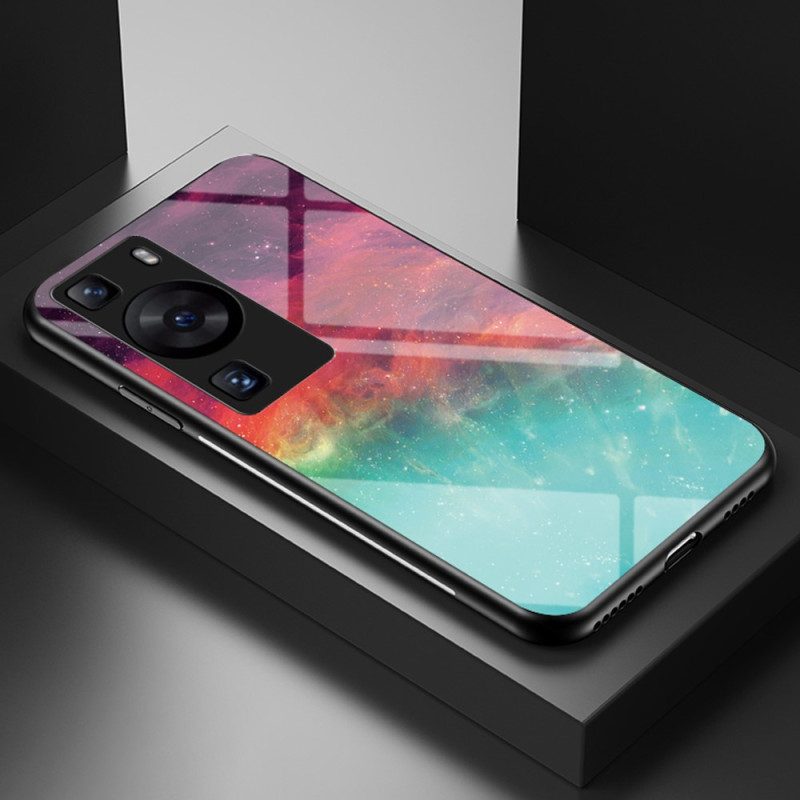 Cover Huawei P60 Pro Vetro Temperato Sky