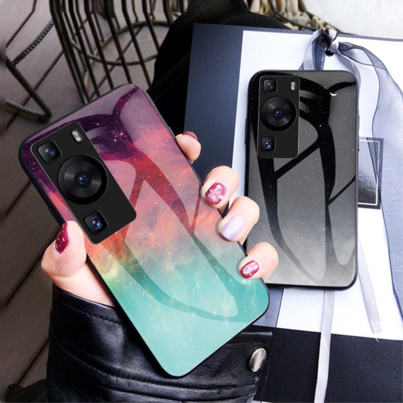 Cover Huawei P60 Pro Vetro Temperato Sky