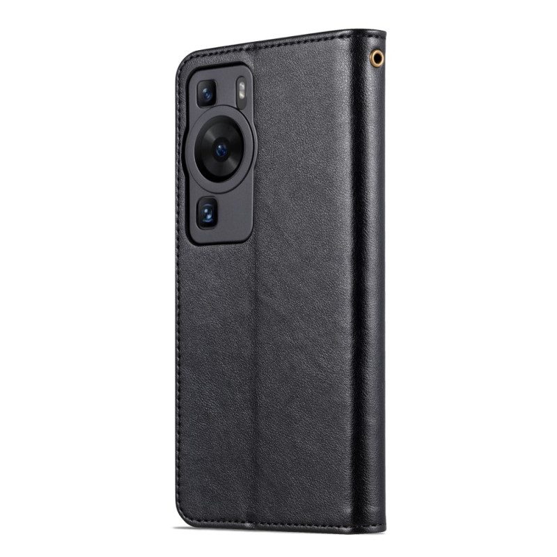 Custodia in pelle Huawei P60 Pro Azns Effetto Pelle