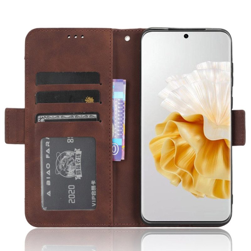 Custodia in pelle Huawei P60 Pro Multi-scheda