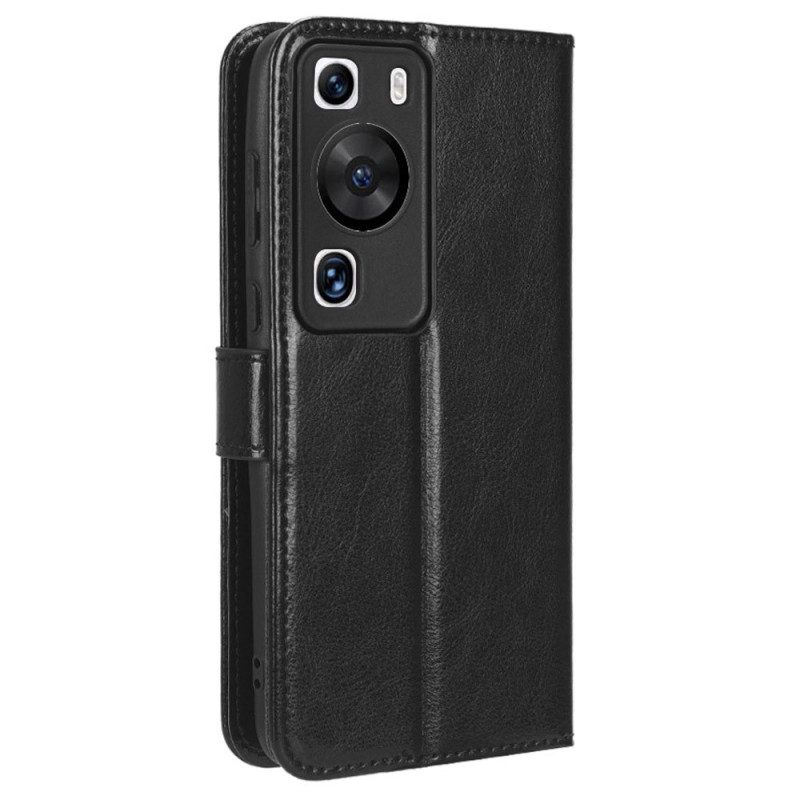 Custodia in pelle Huawei P60 Pro Similpelle