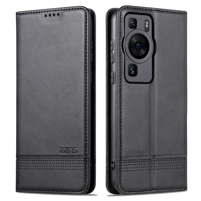 Folio Cover Huawei P60 Pro Custodia in pelle Azns