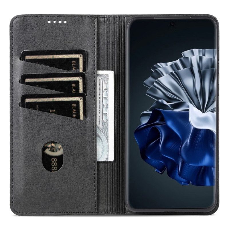 Folio Cover Huawei P60 Pro Custodia in pelle Azns