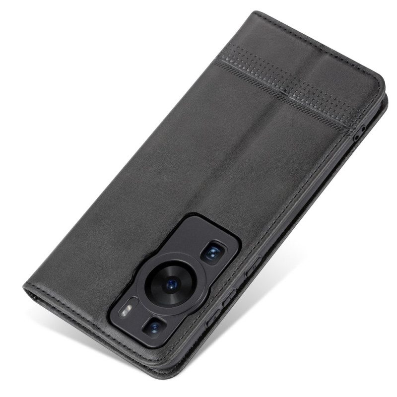 Folio Cover Huawei P60 Pro Custodia in pelle Azns