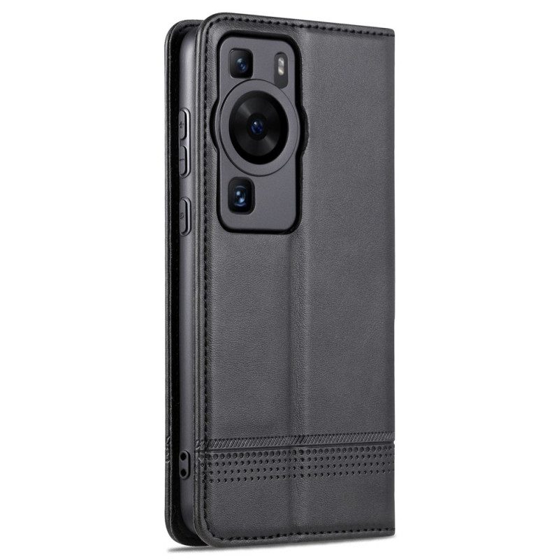 Folio Cover Huawei P60 Pro Custodia in pelle Azns