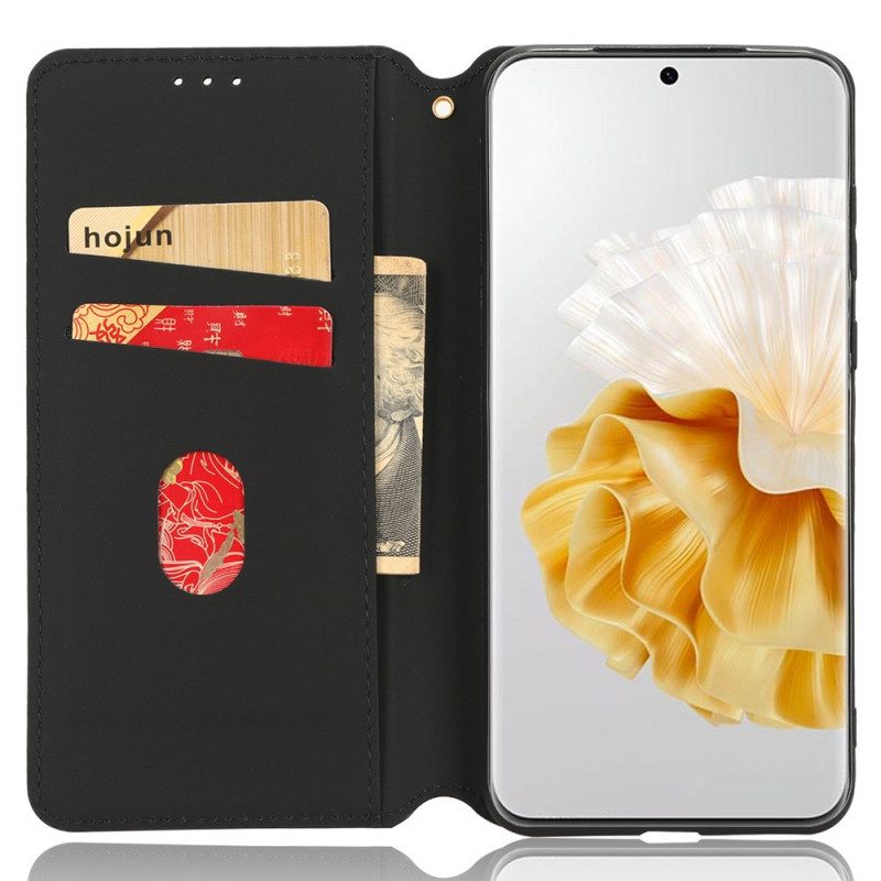 Folio Cover Huawei P60 Pro Custodia in pelle Modello 3d