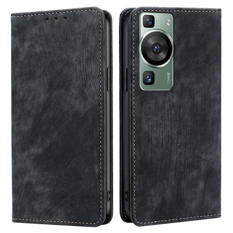 Folio Cover Huawei P60 Pro Custodia in pelle Serie Vintage