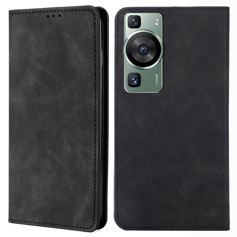 Folio Cover Huawei P60 Pro Custodia in pelle Similpelle