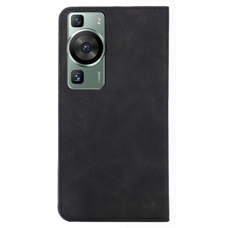 Folio Cover Huawei P60 Pro Custodia in pelle Similpelle