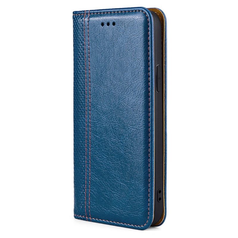 Folio Cover Huawei P60 Pro Custodia in pelle Vintage