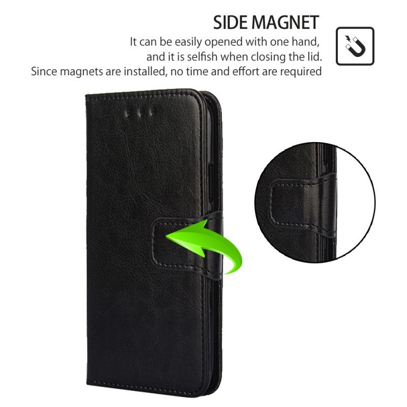 Folio Cover Huawei P60 Pro Ecopelle Retrò