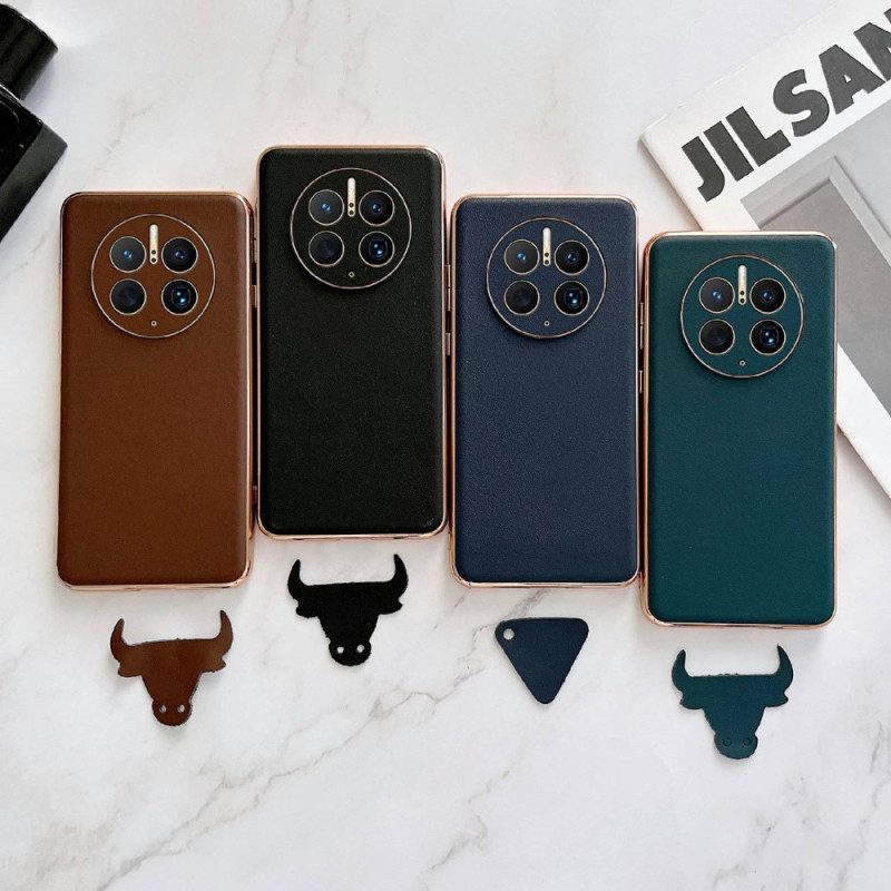 Cover Huawei Mate 50 Pro Colore Vera Pelle