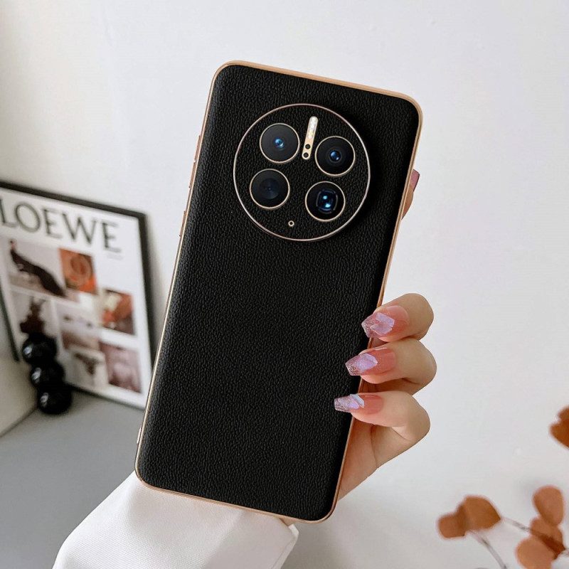 Cover Huawei Mate 50 Pro Eleganza In Vera Pelle