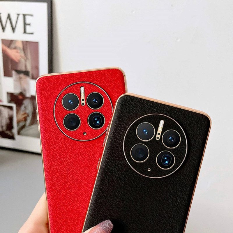 Cover Huawei Mate 50 Pro Eleganza In Vera Pelle