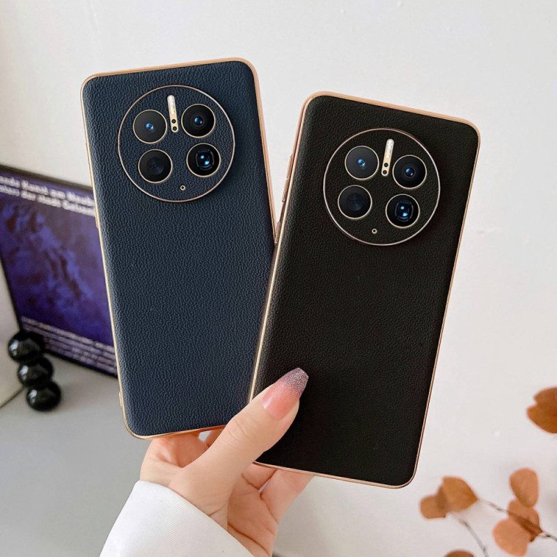 Cover Huawei Mate 50 Pro Eleganza In Vera Pelle