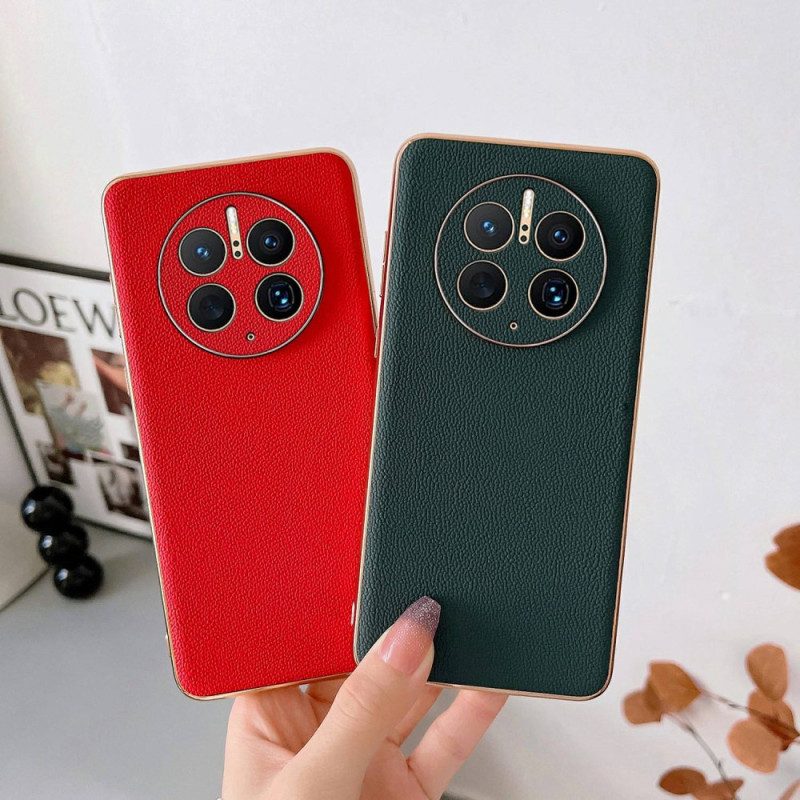 Cover Huawei Mate 50 Pro Eleganza In Vera Pelle