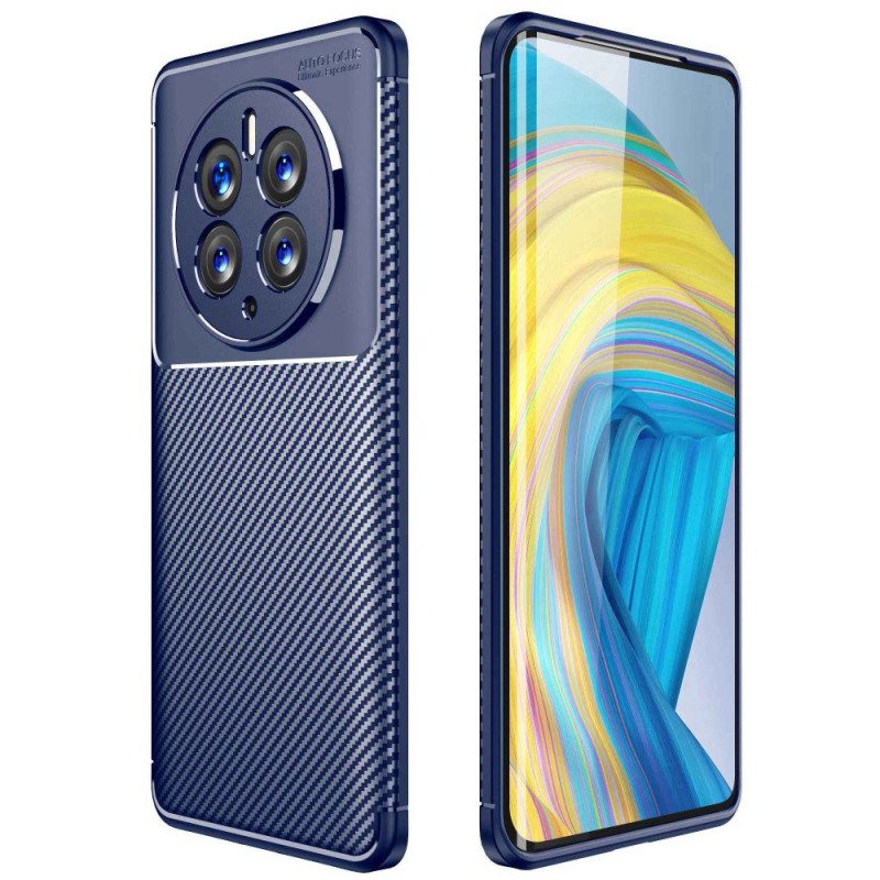 Cover Huawei Mate 50 Pro Fibra Di Carbonio Flessibile