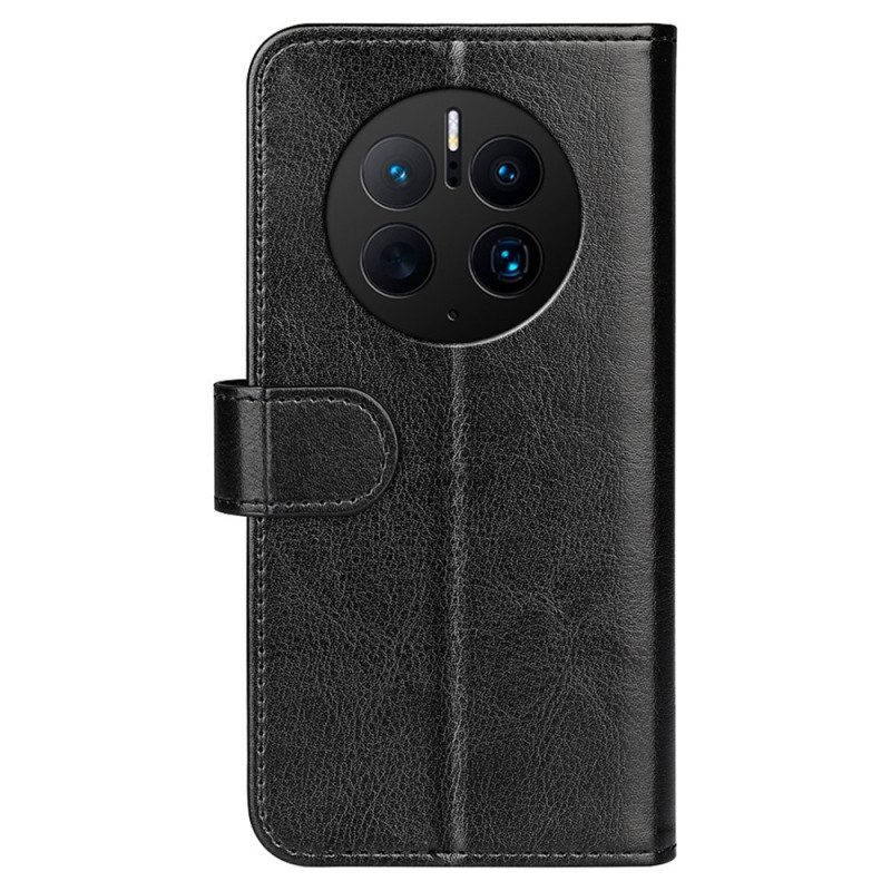 Custodia in pelle Huawei Mate 50 Pro Classico Retrò