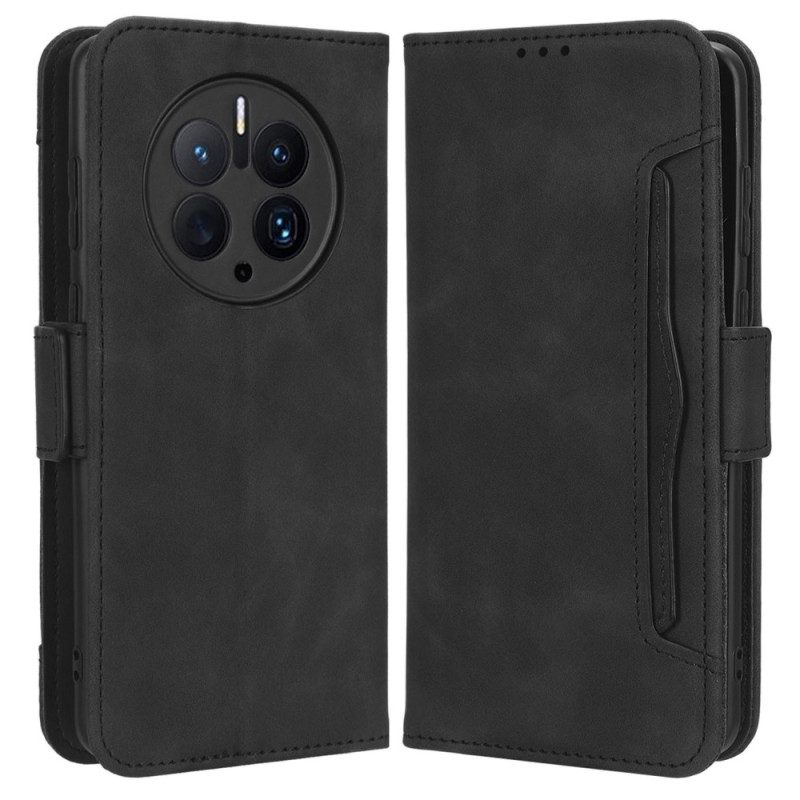 Custodia in pelle Huawei Mate 50 Pro Multi-carte