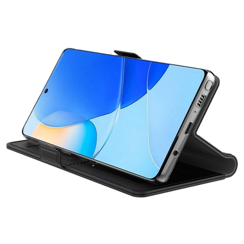 Folio Cover Huawei Mate 50 Pro Specchio Removibile E Portacarte