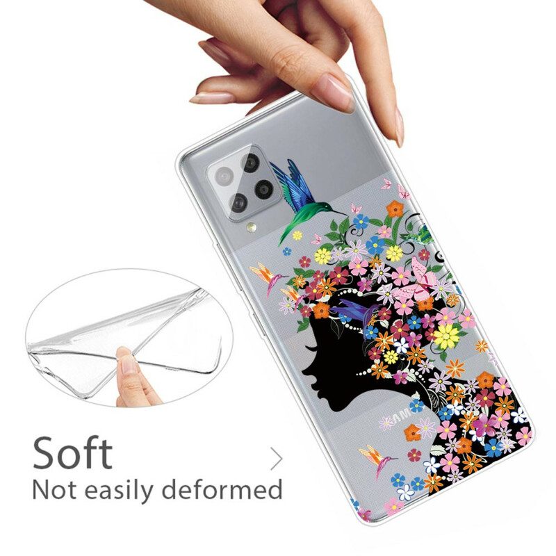 Cover Samsung Galaxy A42 5G Bella Testa Di Fiore