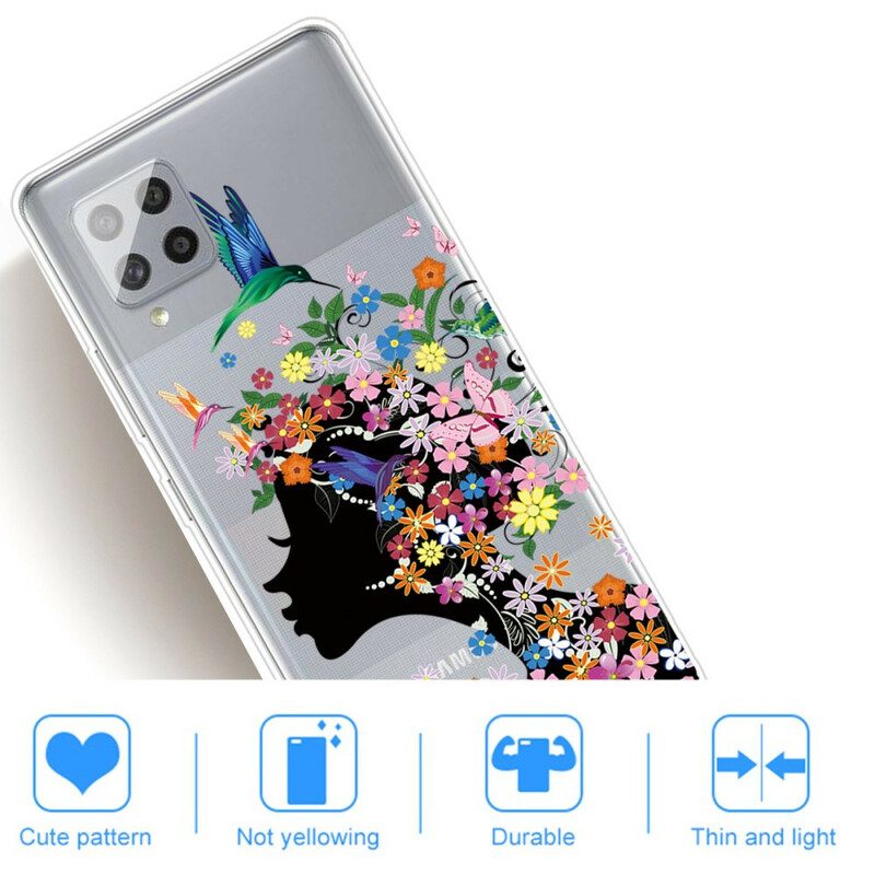 Cover Samsung Galaxy A42 5G Bella Testa Di Fiore