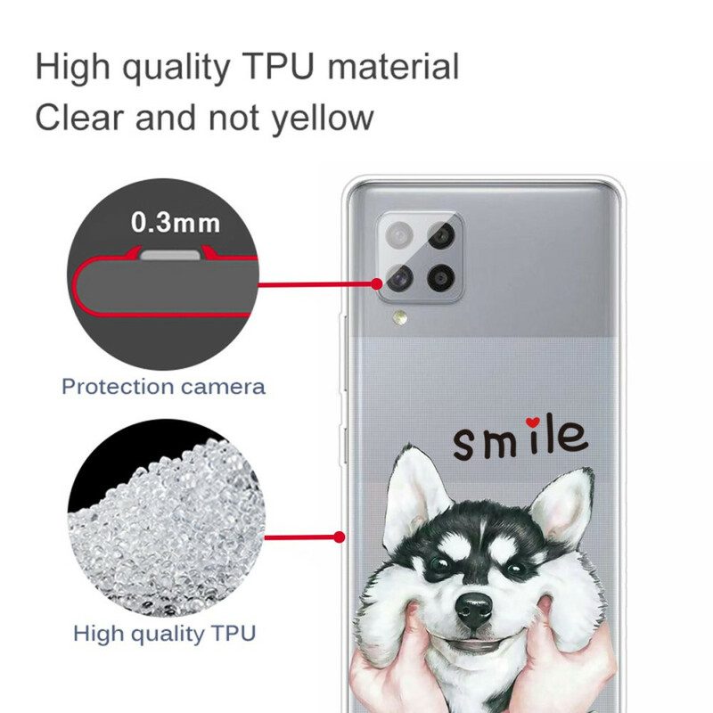 Cover Samsung Galaxy A42 5G Cane Sorridente