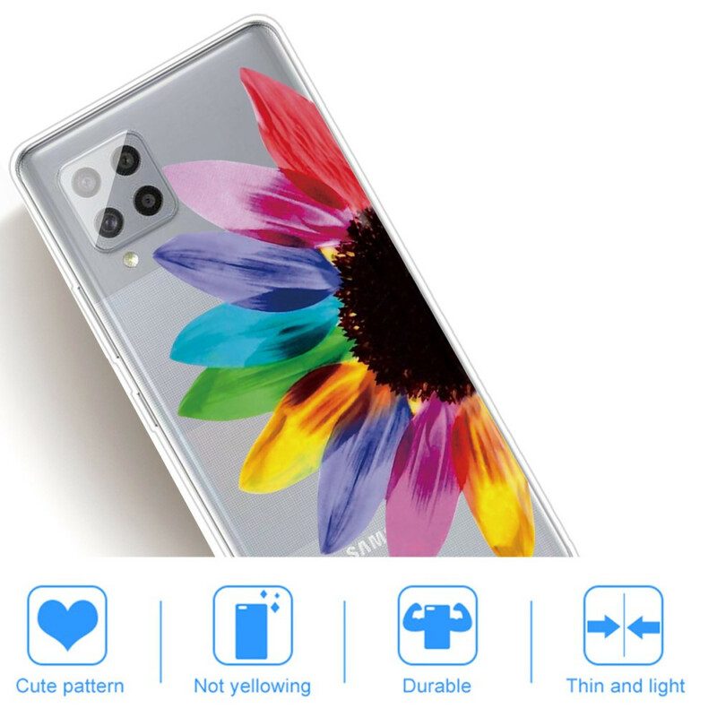 Cover Samsung Galaxy A42 5G Fiore Colorato