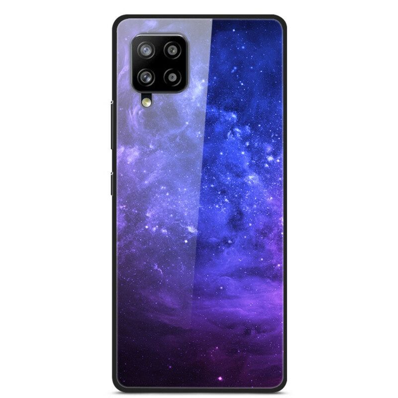 Cover Samsung Galaxy A42 5G Galassia In Vetro E Silicone